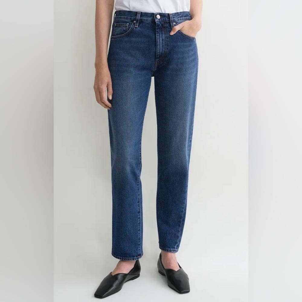 NWOT TOTEME Signature Twisted Seam Denim - Washed Blue - Sz 24 - Current Style